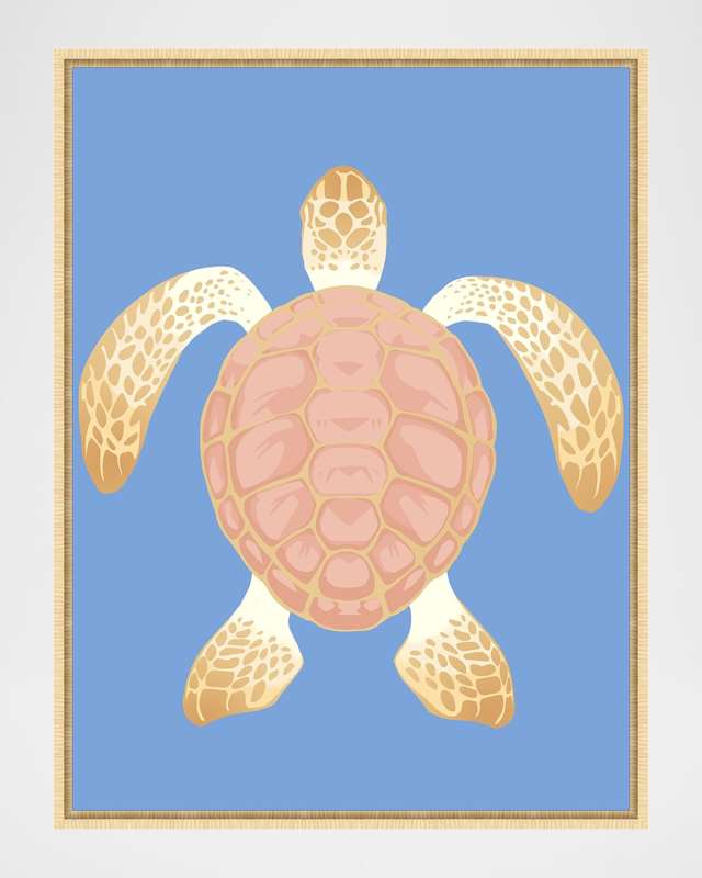 "Sea Creature" Framed Giclee by Sena Zander, 25.5" x 33.5"